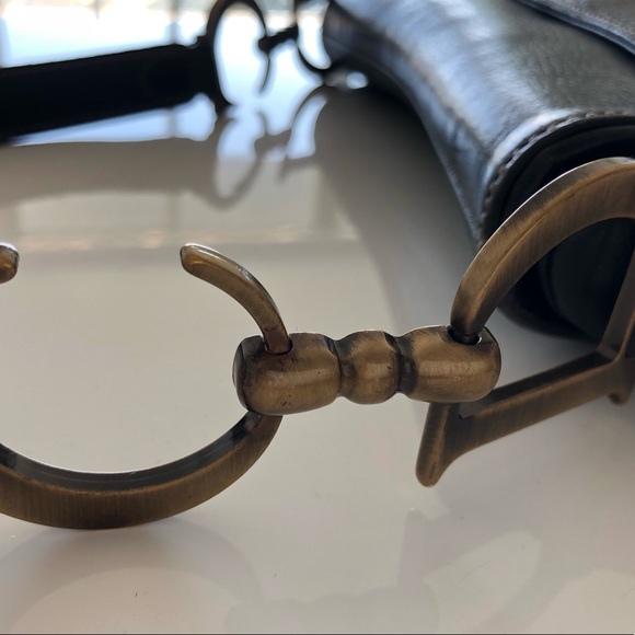 Christian Dior Calfskin Double Saddle Bag - Picture 4 of 7